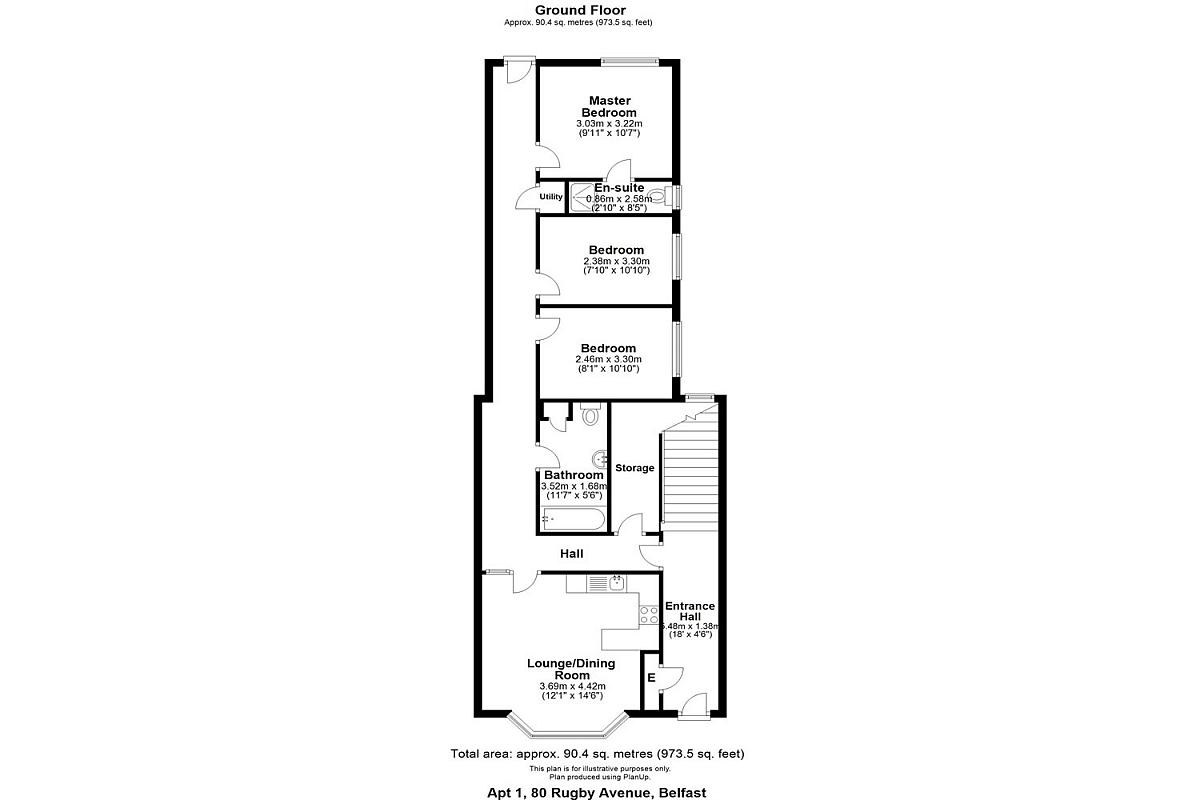 80 Rugby Avenue, 3 x3 Bed Apartments